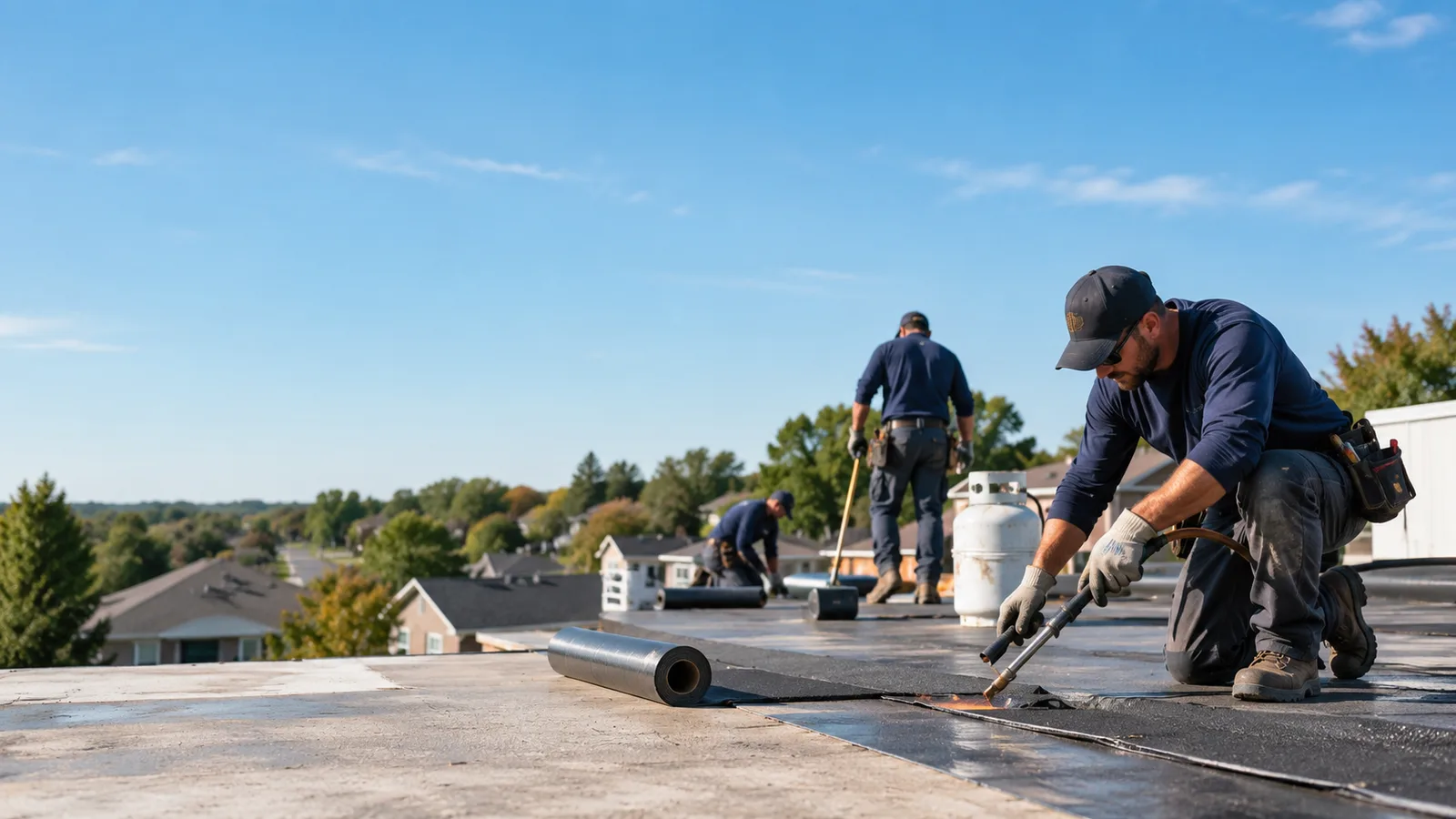 Flat Roof Leak Repair providers in Dawson, IL